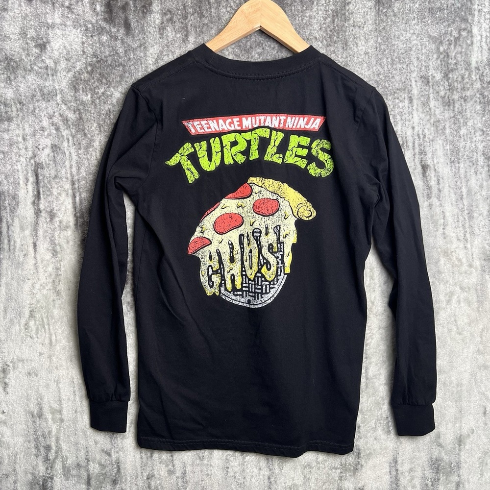 Ghost Teenage Mutant Ninja Turtles Long Sleeve Mens S Graphic Print Raphael Rare
